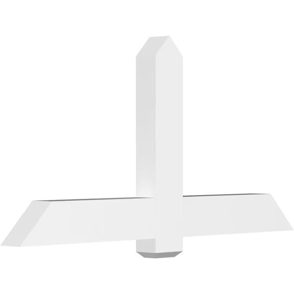 Eugene Architectural Grade PVC Gable Bracket, 60